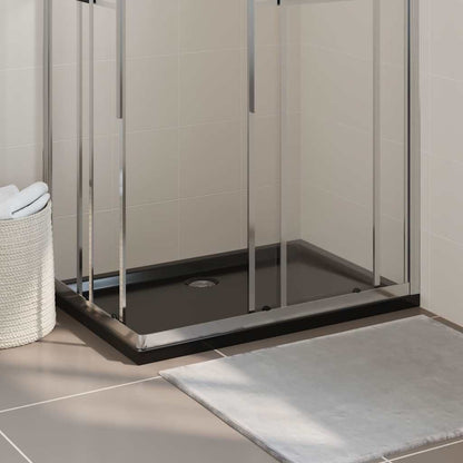 Rectangular ABS Shower Base Tray Black 27.6"x39.4"