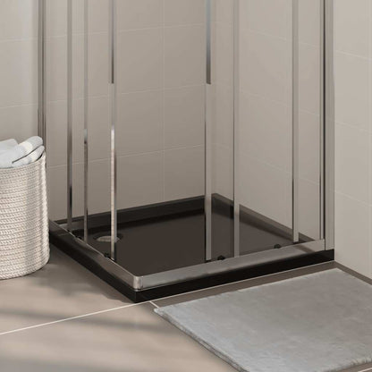 Square ABS Shower Base Tray Black 31.5"x31.5"