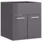 Sink Cabinet High gloss grey Engineered wood Small Sink Cabinet