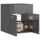 Sink Cabinet High gloss grey Engineered wood Small Sink Cabinet
