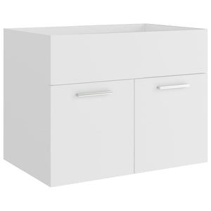 Sink Cabinet White Engineered Wood Medium Sink Cabinet