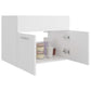 Sink Cabinet White Engineered Wood Medium Sink Cabinet