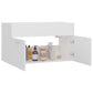 Sink Cabinet White Engineered Wood Medium Sink Cabinet