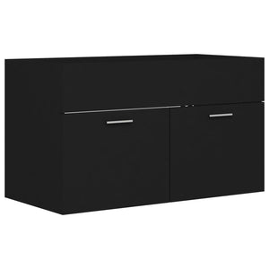 Sink Cabinet Black Engineered wood Medium Sink Cabinet