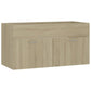 Sink Cabinet Sonoma oak Engineered wood 35.4 x 15.2 x 18.1 in