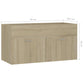 Sink Cabinet Sonoma oak Engineered wood 35.4 x 15.2 x 18.1 in