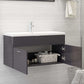 Sink Cabinet High gloss grey Engineered wood Large