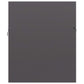 Sink Cabinet High gloss grey Engineered wood Large