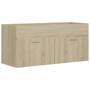 Sink Cabinet Sonoma oak Engineered wood Standard