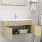 Sink Cabinet Sonoma oak Engineered wood Standard