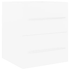 Sink Cabinet White Engineered wood 16.1x15.2x18.9 in Sink Cabinet