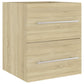 Sink Cabinet Sonoma Oak Engineered Wood Compact Bathroom Cabinet