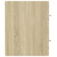 Sink Cabinet Sonoma Oak Engineered Wood Compact Bathroom Cabinet