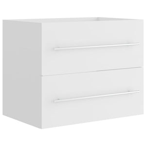 Sink Cabinet White Engineered wood Small Bathroom Cabinet