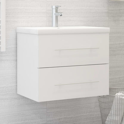 Sink Cabinet White Engineered wood Small Bathroom Cabinet