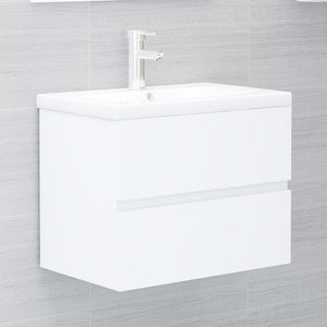 Sink Cabinet White Engineered wood Medium Sink Cabinet