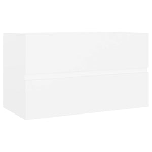 Sink Cabinet White Engineered wood 31.5 x 15.2 x 17.7 in