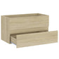 Sink Cabinet Sonoma Oak Engineered Wood Storage Bathroom Cabinet