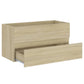 Sink Cabinet Sonoma Oak Engineered Wood Sink Cabinet Rectangular