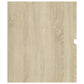 Sink Cabinet Sonoma Oak Engineered Wood Sink Cabinet Rectangular