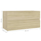 Sink Cabinet Sonoma Oak Engineered Wood Sink Cabinet Rectangular