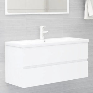Sink Cabinet White Engineered wood Medium Sink Cabinet
