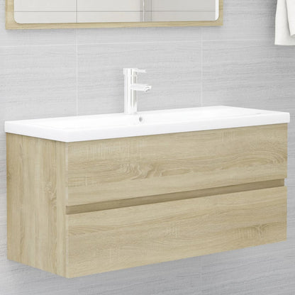 Sink Cabinet Sonoma oak Engineered wood Medium Sink Cabinet