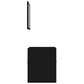 Bathroom Furniture Set Black Engineered wood, Acrylic Medium