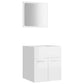 Bathroom Furniture Set High gloss white Engineered wood, Acrylic