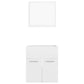 Bathroom Furniture Set High gloss white Engineered wood, Acrylic