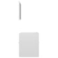 Bathroom Furniture Set High gloss white Engineered wood, Acrylic