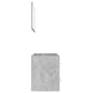 Bathroom Furniture Set Concrete grey Engineered wood Medium