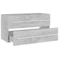 Bathroom Furniture Set Concrete grey Engineered wood Medium