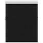 Sink Cabinet With Basin Black Engineered wood, Ceramic Medium