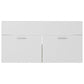 Sink Cabinet With Basin White and sonoma oak