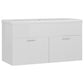 Sink Cabinet With Basin High gloss white Engineered Wood