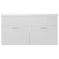 Sink Cabinet With Basin High gloss white Engineered Wood