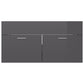 Sink Cabinet With Basin High Gloss Grey, White