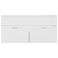 Sink Cabinet With Basin White and Sonoma Oak