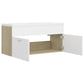 Sink Cabinet With Basin White and Sonoma Oak