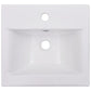 Bathroom Furniture Set Black, White Engineered wood, Acrylic, Ceramic