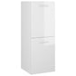 Bathroom Furniture Set High Gloss White Engineered Wood, Ceramic