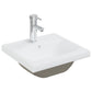 Bathroom Furniture Set Black, White Engineered wood, Ceramic Medium