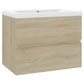 Sink Cabinet With Basin Sonoma Oak Engineered wood, Ceramic