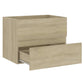 Sink Cabinet With Basin Sonoma Oak Engineered wood, Ceramic
