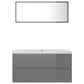 Bathroom Furniture Set High gloss grey, white