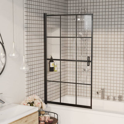 Shower Enclosure ESG 31.5"x55.1" Black