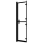 Folding Shower Enclosure ESG 47.2"x55.1" Black
