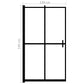 Folding Shower Enclosure ESG 47.2"x55.1" Black