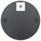 Wall Mirror With Led Light Silver Glass, EVA, Plastic